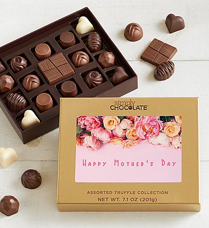 Mother's Day Flowers 17pc Chocolate Box