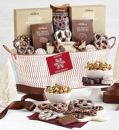 Simply Chocolate® Holiday Snacking Favorites Gift