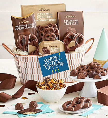 Happy Birthday Snacking Favorites Basket