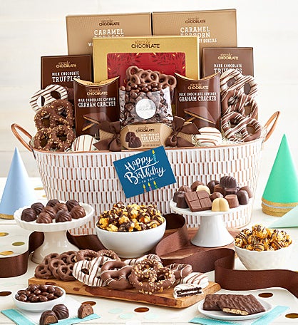 Happy Birthday Snacking Favorites Basket