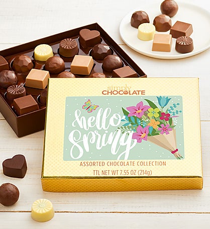 Simply Chocolate® Hello Spring 18pc Chocolate Box