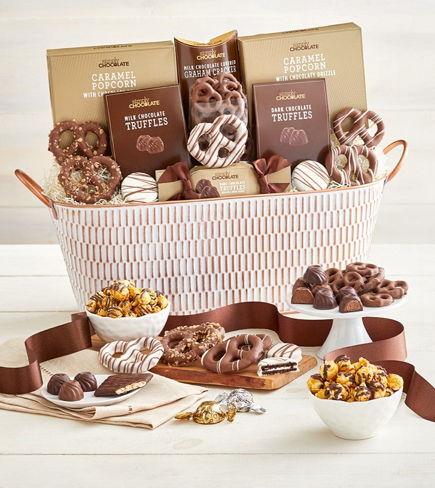 Simply Chocolate® Snacking Favorites Basket