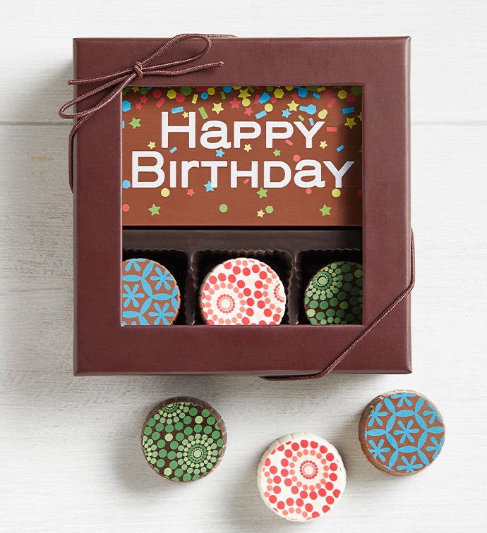 Simply Chocolate® Birthday Bar & Truffles 4pc
