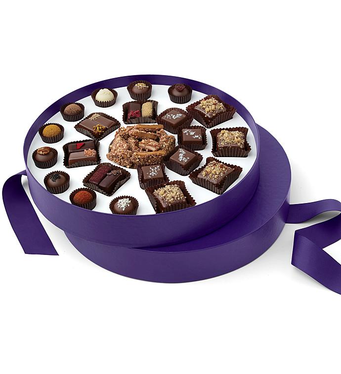 Vosges Petite Ensemble du Chocolat Round Gift Box