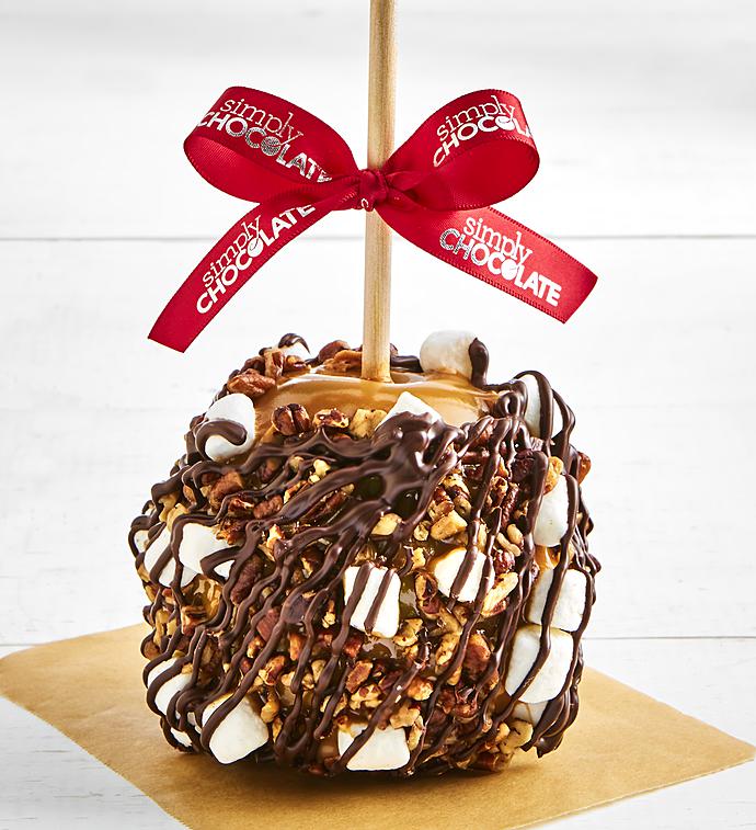Simply Chocolate® Rocky Road Caramel Apple