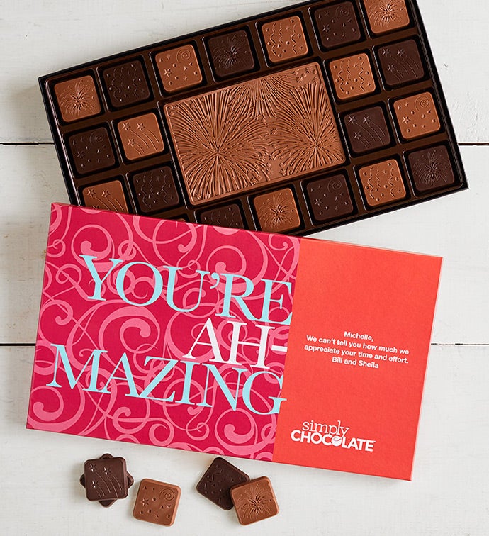 Simply Chocolate® You&#x27;re Amazing Personalized  Box