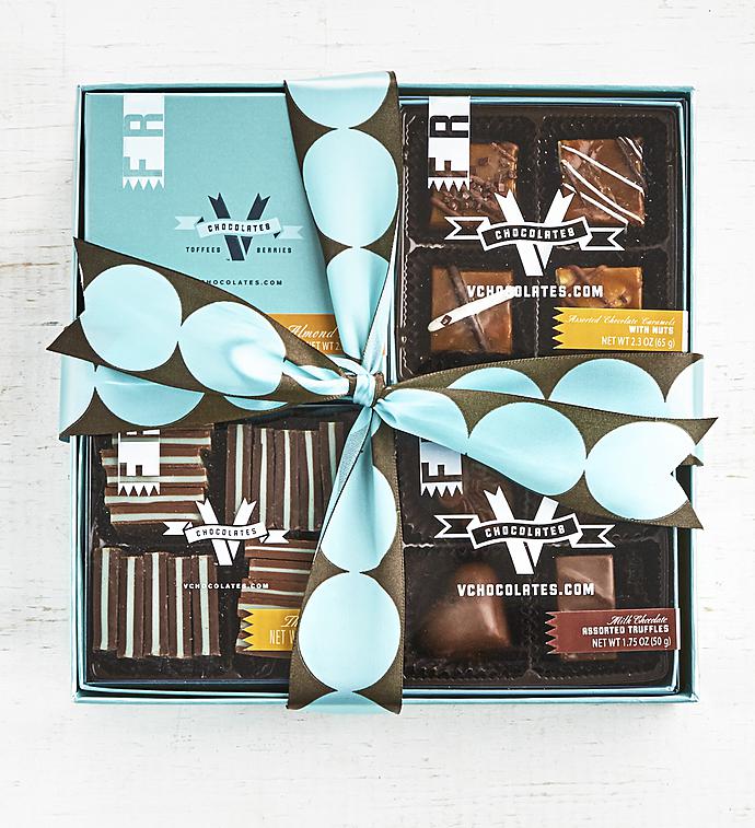 V Chocolate Sampler Gift Box