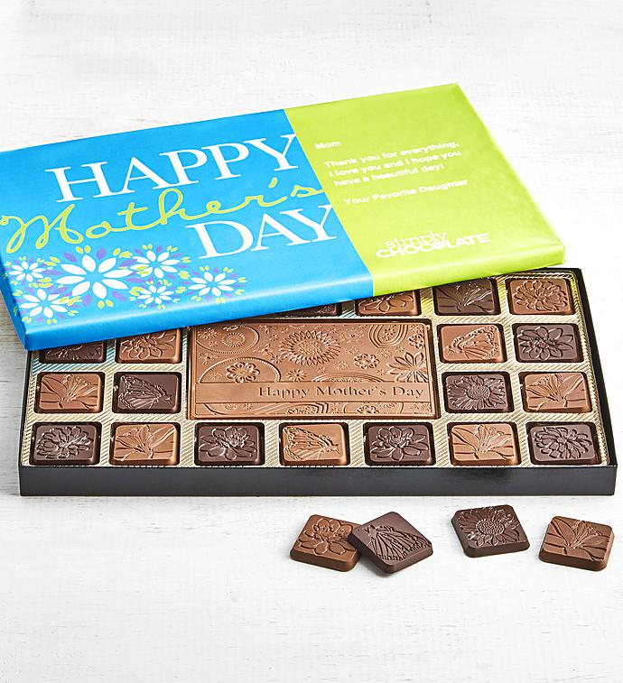 Simply Chocolate Mother's Day Personalized  Box