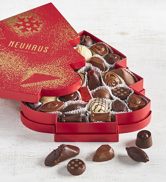 Neuhaus Holiday 2018 Belgian Chocolate Tree Box