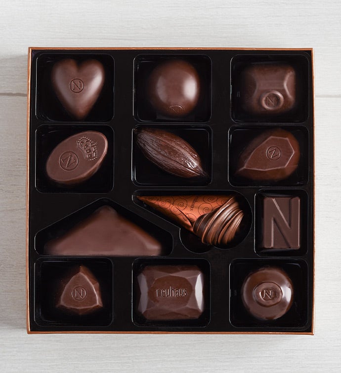 Neuhaus All Dark Assorted Belgian Chocolates 12 pc