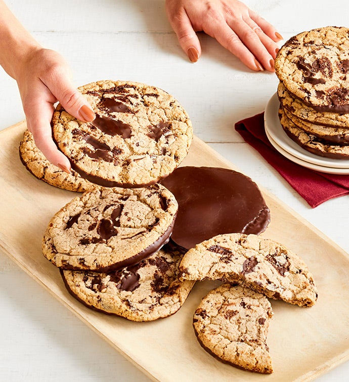 Jacques Torres Giant Chocolate Bottom Cookies 