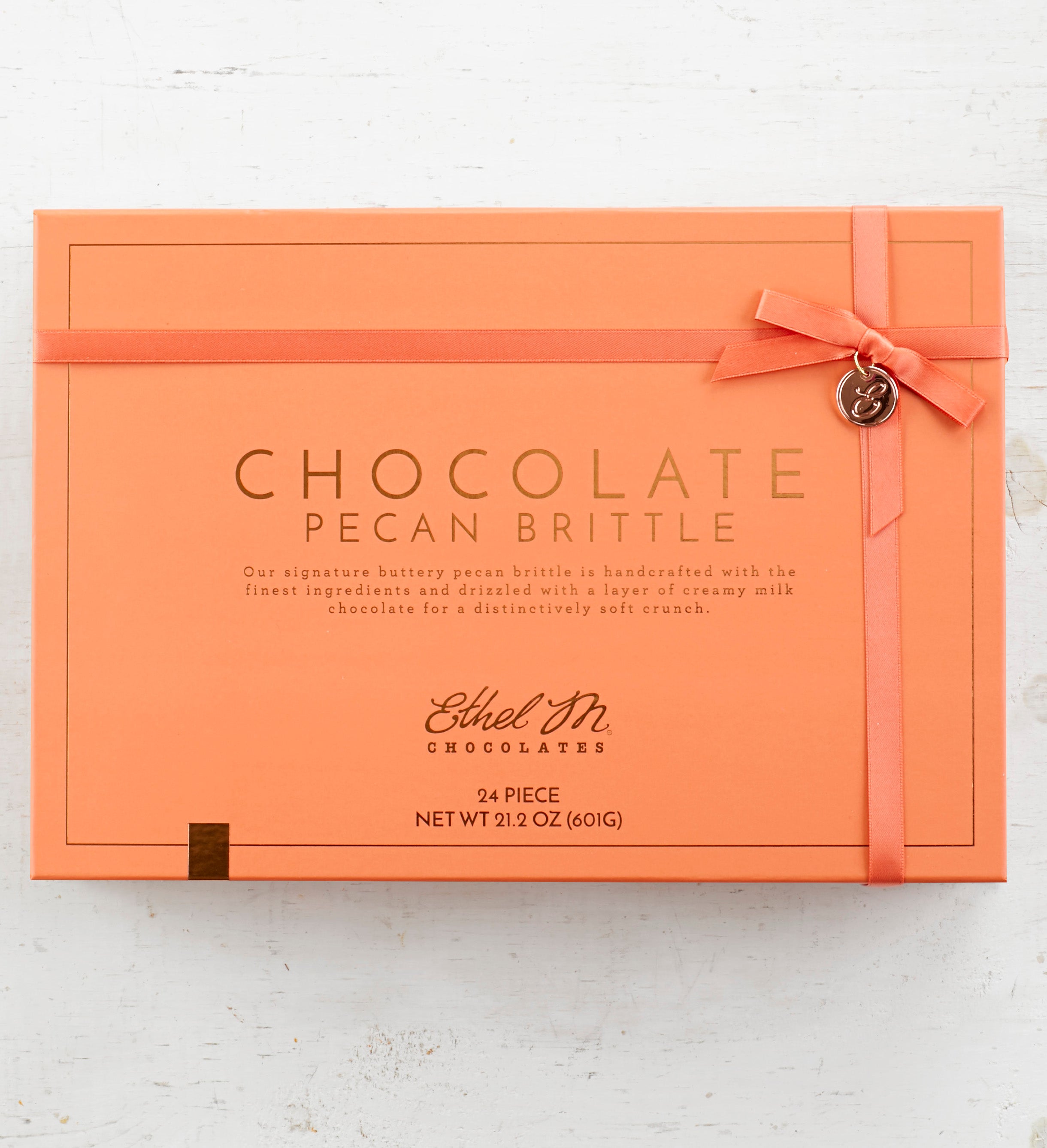 Ethel M Chocolate Covered Pecan Brittle 24pc