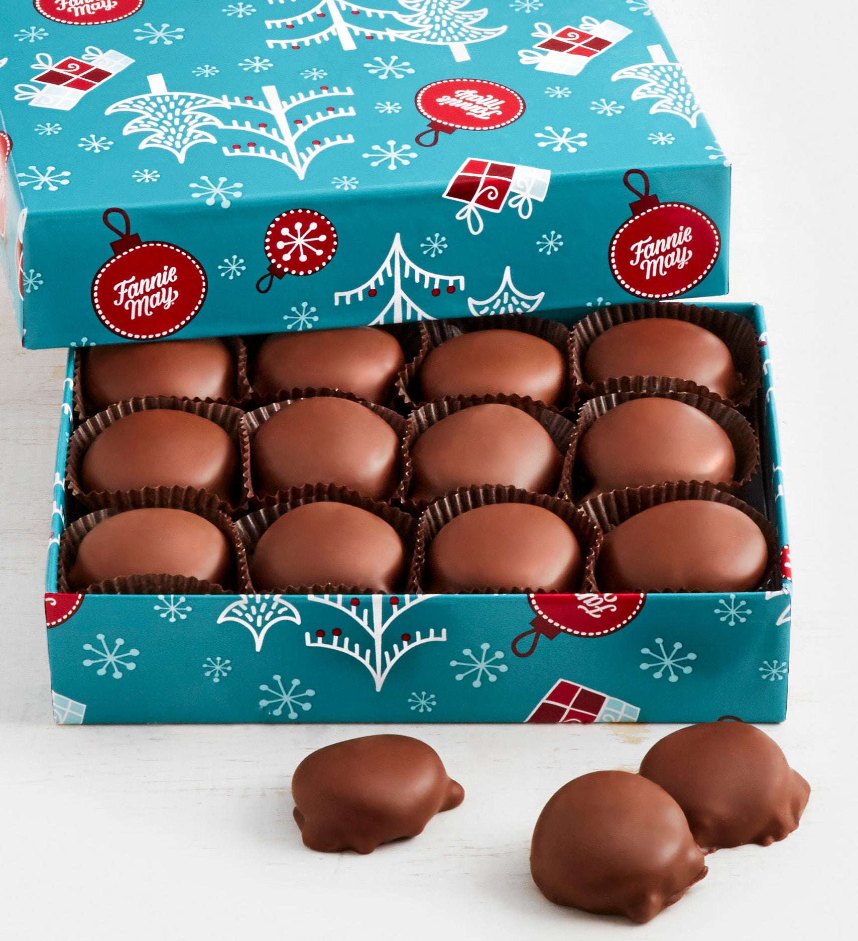 Fannie May Holiday Wrapped Pixie Chocolates