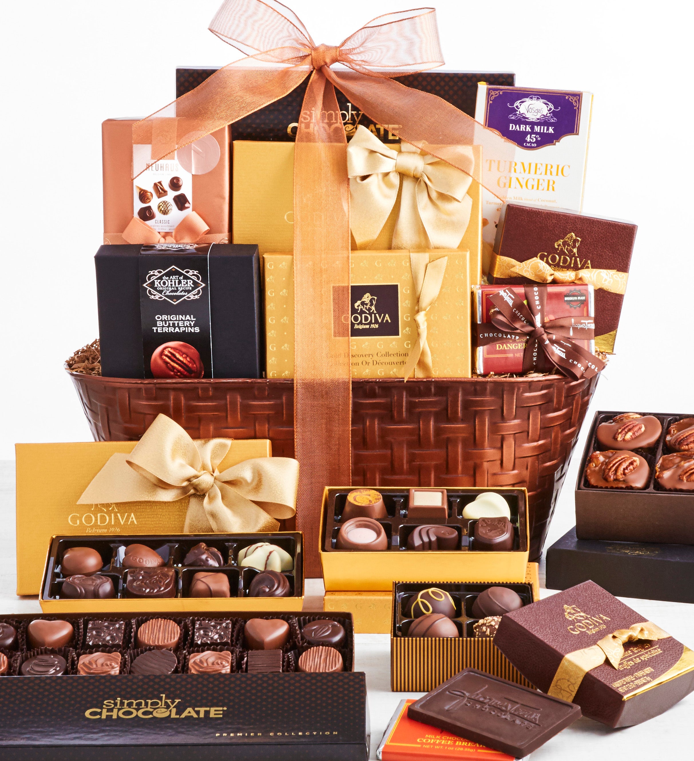 Exclusive Premier Brands Chocolates Gift Basket