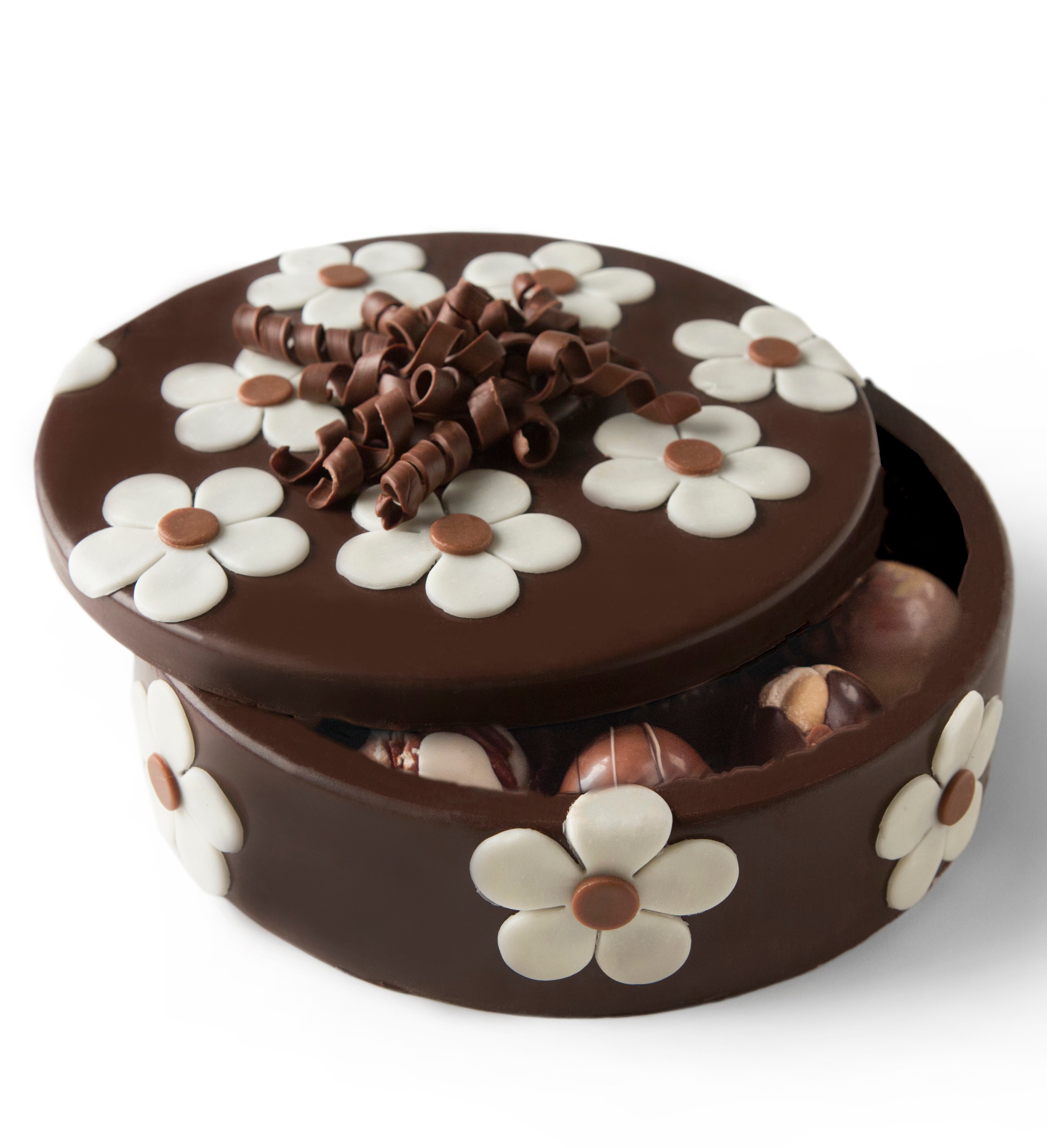 Chocolate Flower Box with Truffles