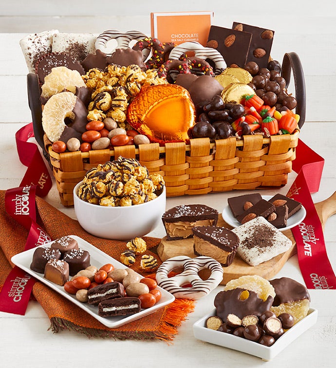 Simply Chocolate® Grande Autumn Sweets Basket