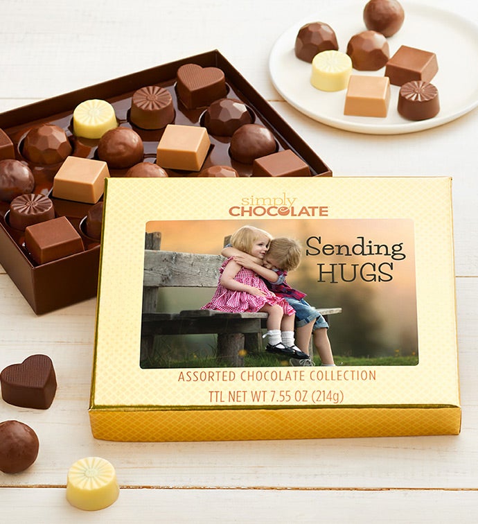 Sending Hugs 18pc Chocolate Box