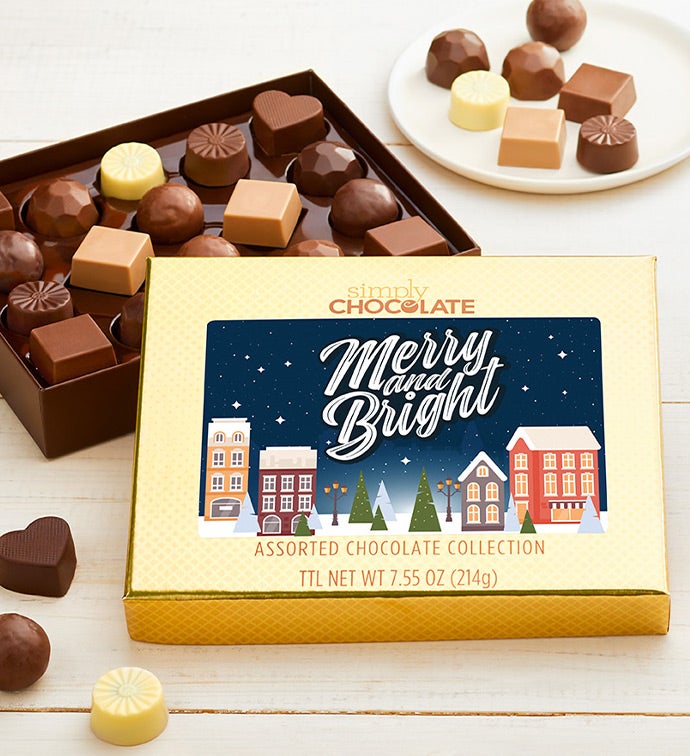 Simply Chocolate® Merry &amp; Bright 18pc Choc Box