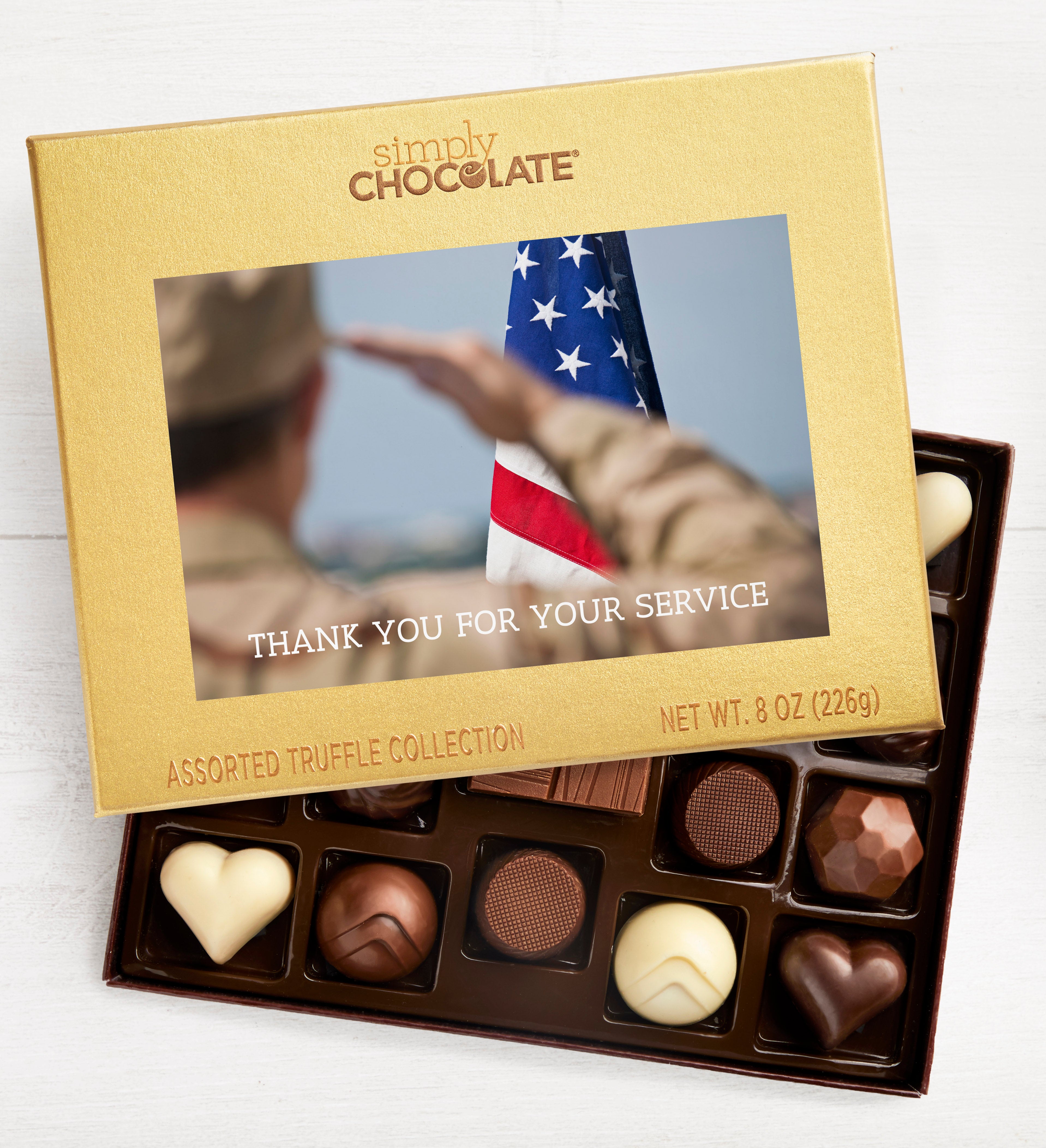 Thank You For Your Service 19pc Chocolate Box