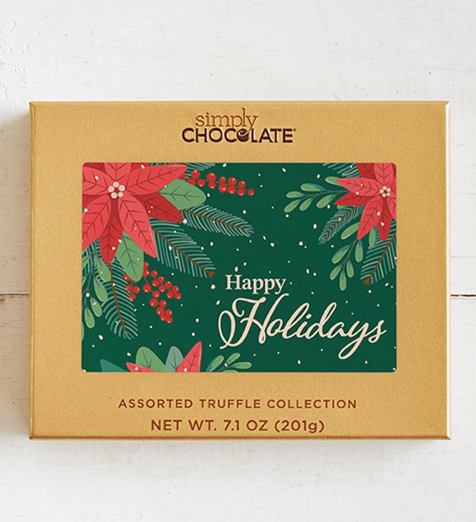 Simply Chocolate® Happy Holidays 17pc Choc Box