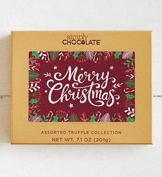 Simply Chocolate® Merry Christmas 17pc Choc Box