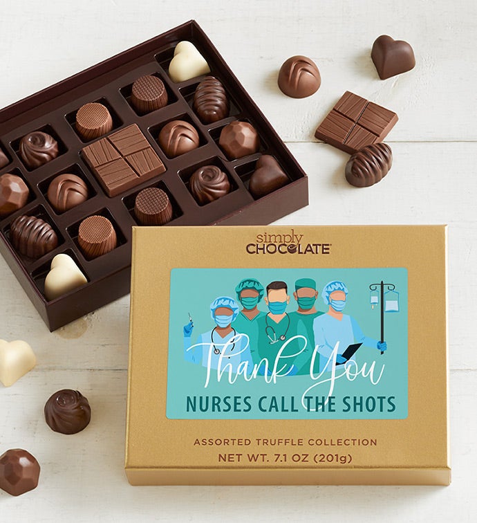 Nurses Call the Shots 18pc Chocolate Box