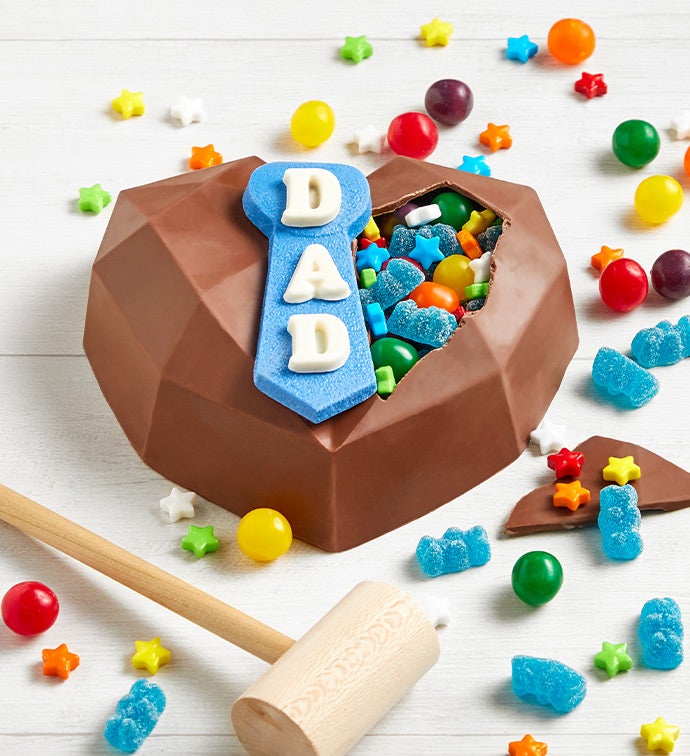 Father's Day Breakable Chocolate Heart