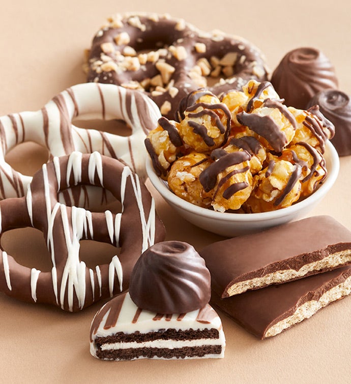 Simply Chocolate® Holiday Snacking Favorites Gift