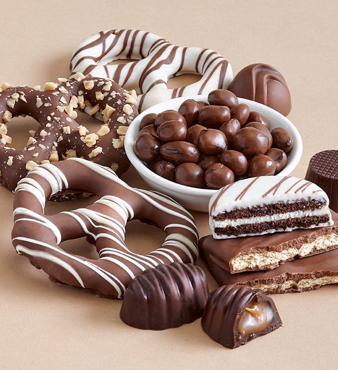 Simply Chocolate® Holiday Snacking Favorites Gift