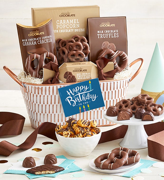 Happy Birthday Snacking Favorites Basket