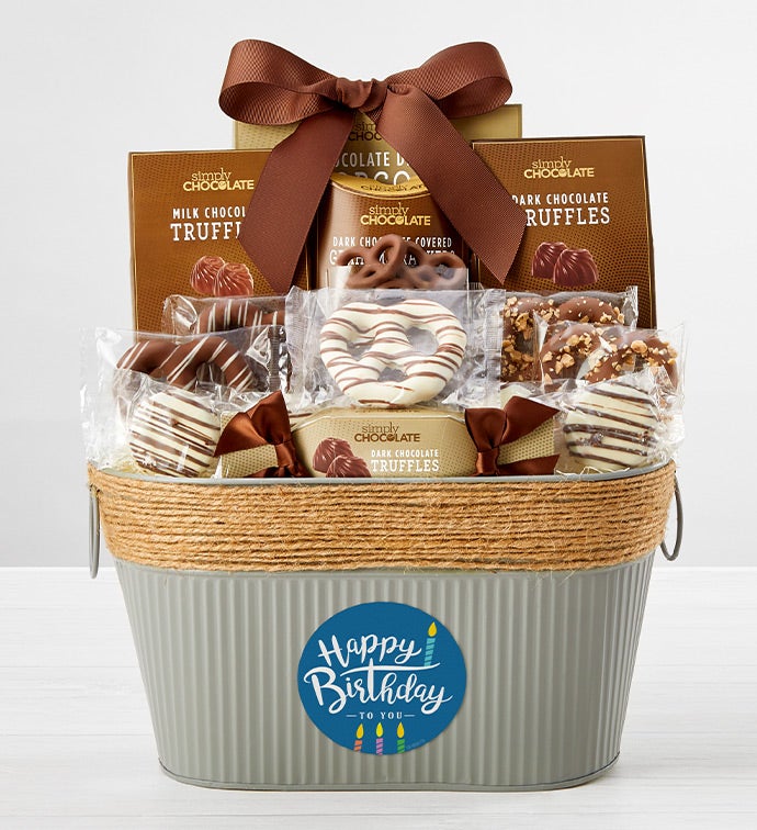 Happy Birthday Snacking Favorites Basket