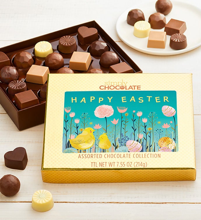 Simply Chocolate® Happy Easter Chick 18pc Chocolate