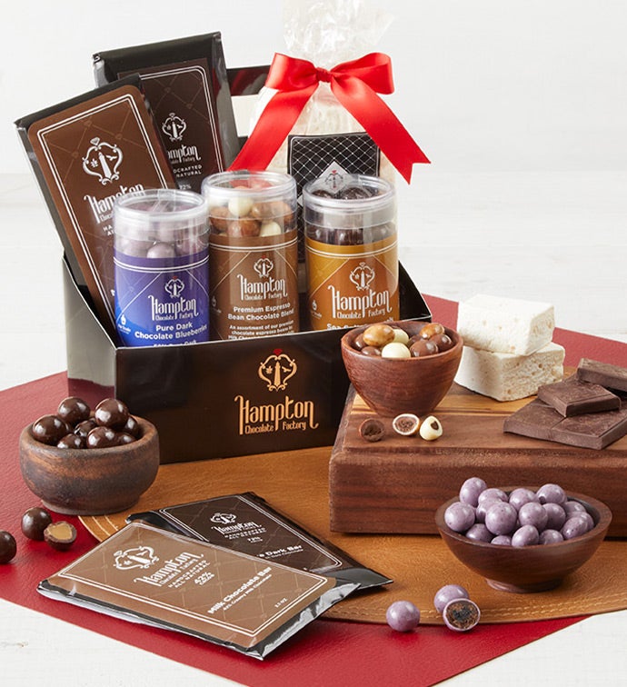 Hampton Chocolate Factory Luxury Gift Basket