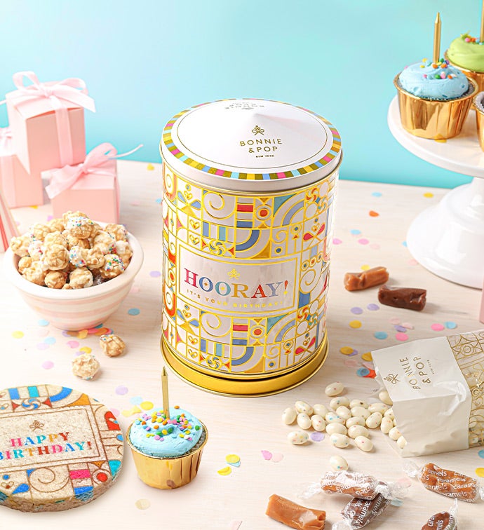 Happy Birthday Musical Tin