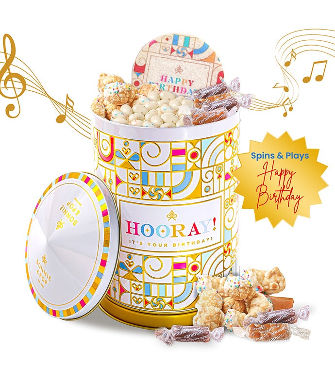 Happy Birthday Musical Tin