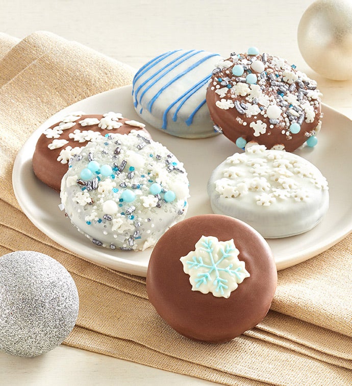 Snowflake Chocolate Covered OREO® Cookies