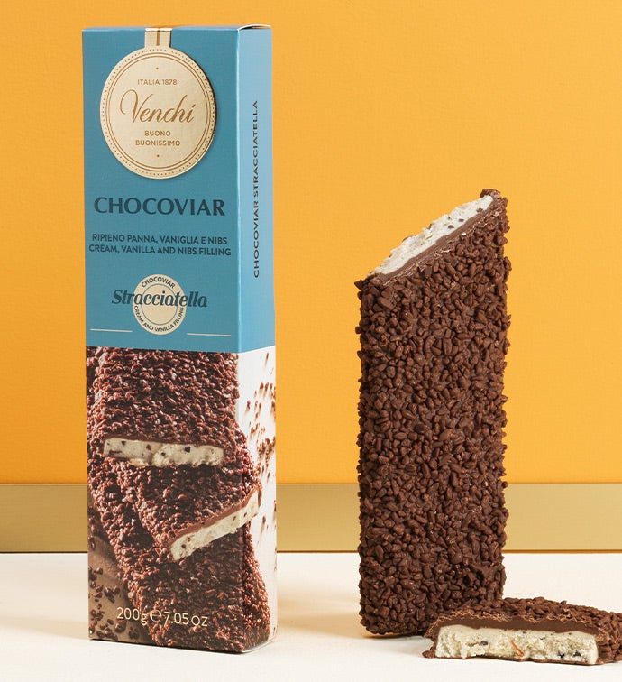 Venchi Chocolate Chocoviar Stracciatella Bar